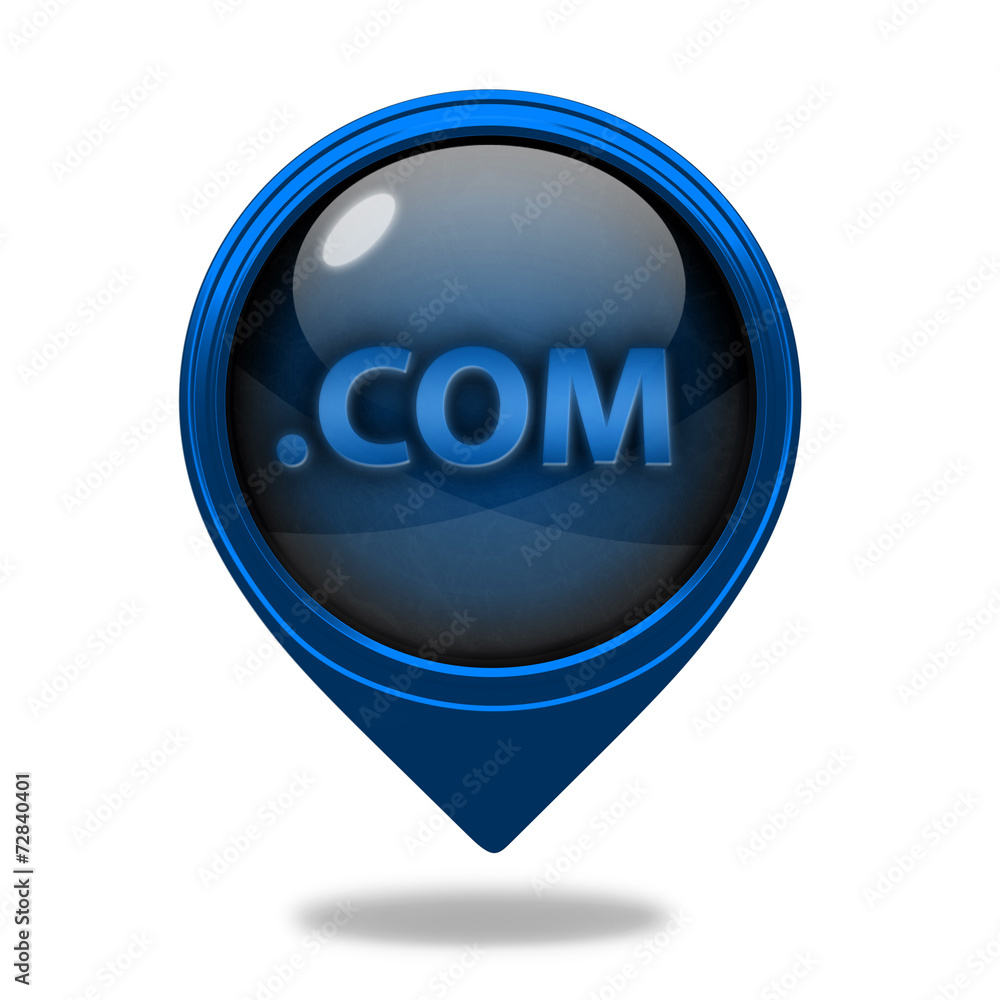 Com pointer icon on white background Com pointer icon on white background