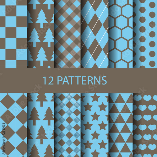 12 geometric patterns