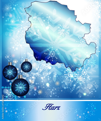 Karte von Harz