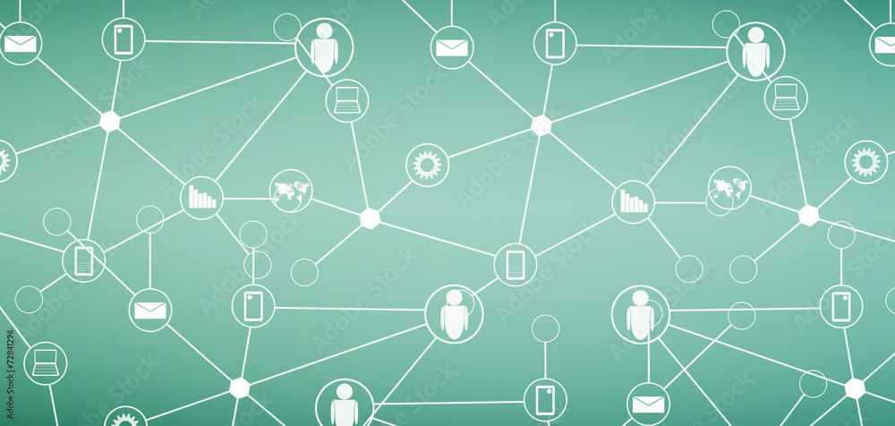 abstract social network and technology background abstract social network and technology background