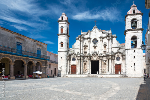 The Havana Cathedral on a beautiful day © kmiragaya