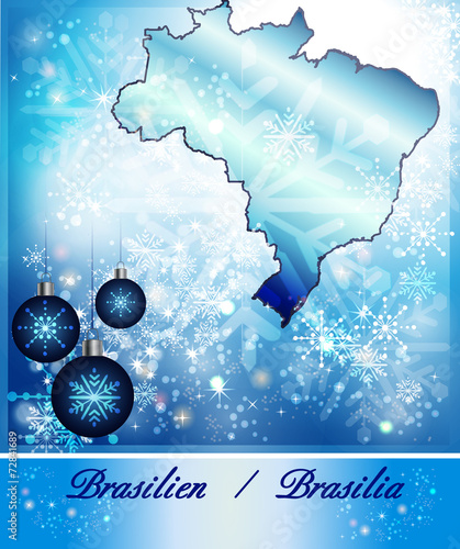 Karte von Brasilien