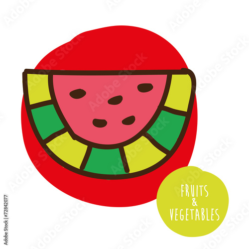 fruits cute design