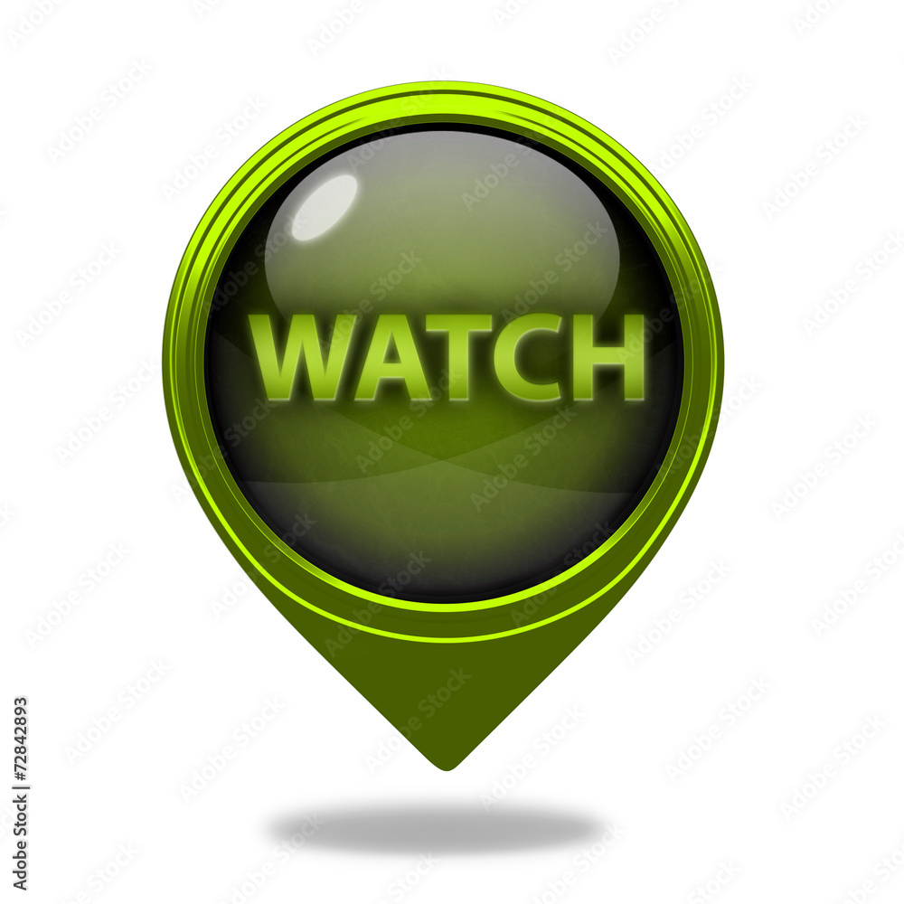 watch pointer icon on white background watch pointer icon on white background