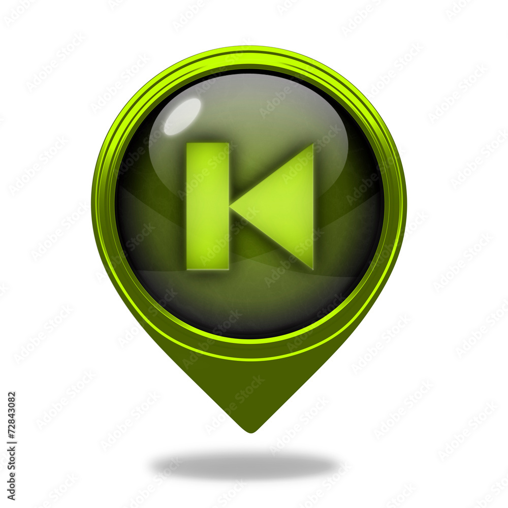 prev pointer icon on white background prev pointer icon on white background