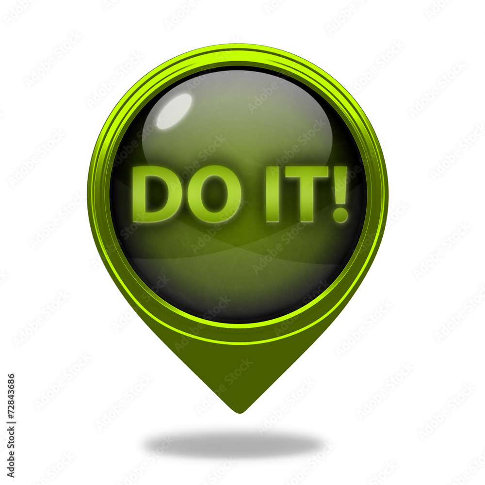Do it pointer icon on white background Do it pointer icon on white background