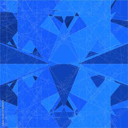 Mosaic Wire Net Structure Vector