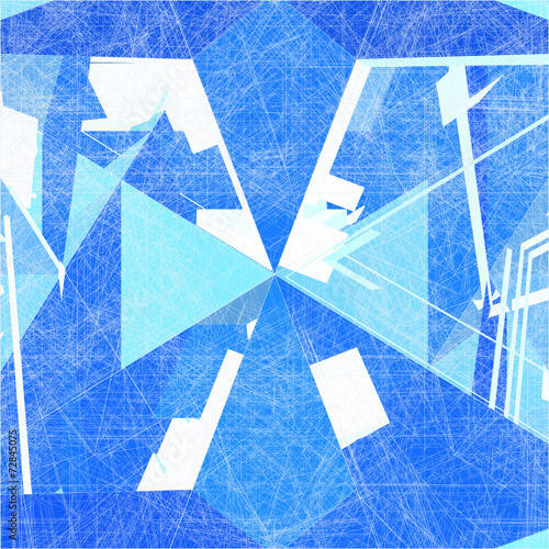 Mosaic Wire Net Structure Vector