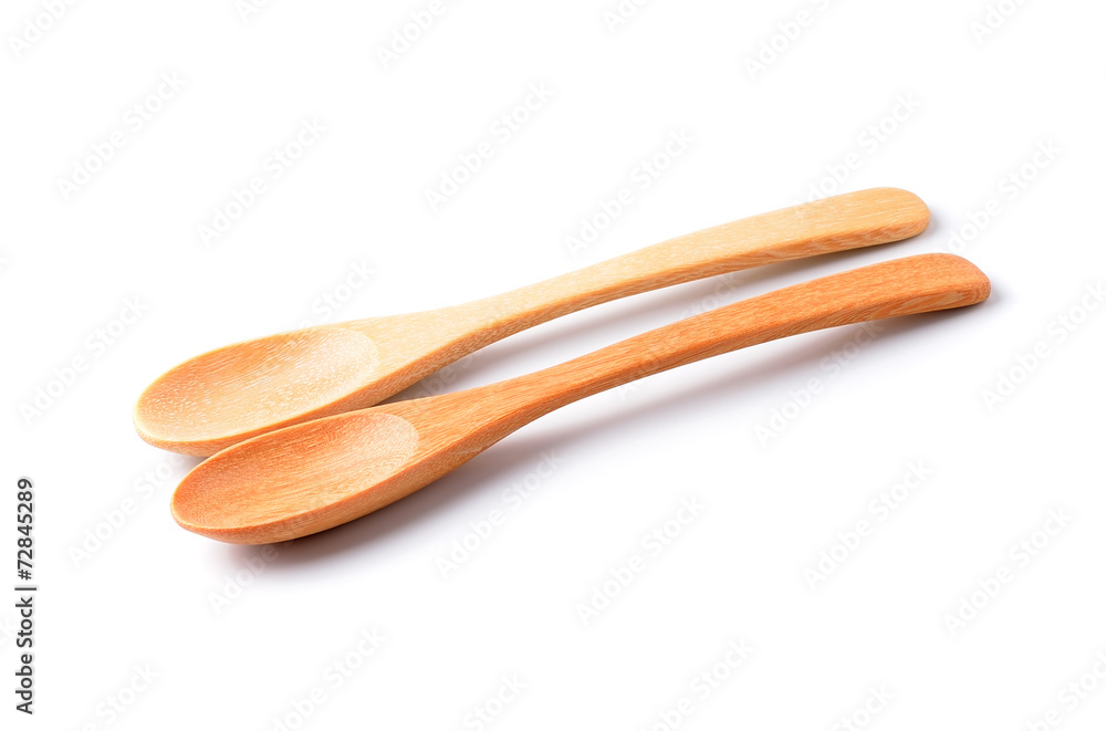 Wooden Spoon isolated on white background Wooden Spoon isolated on white background