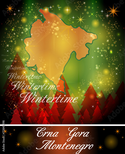 Karte von Montenegro