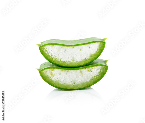 Wallpaper Mural aloe vera fresh leaf isolated on white Torontodigital.ca
