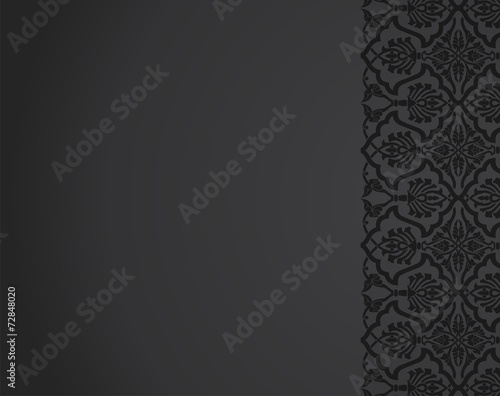 wedding card design, paisley floral pattern , India