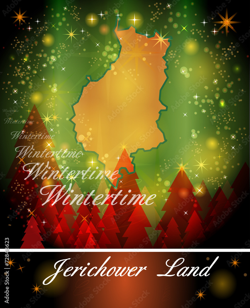 Karte von JerichowerLand Stock Vector Adobe Stock