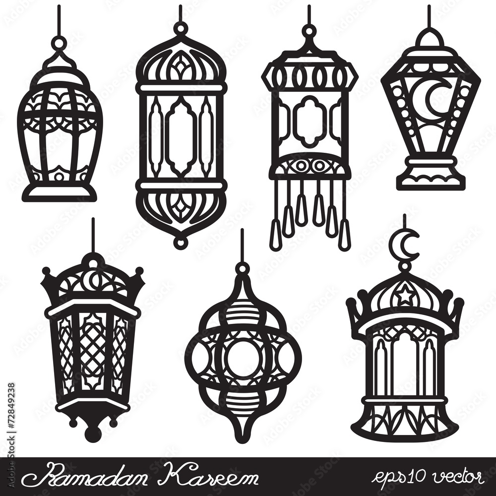 Ramadan Kareem Lantern Black Ramadan Kareem Lantern Black