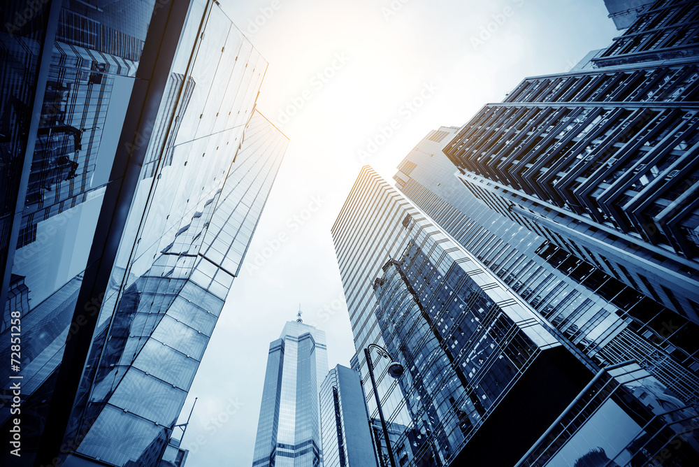 Fototapeta premium Hong Kong's skyscrapers