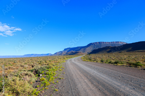 Gravel road in the Karoo
