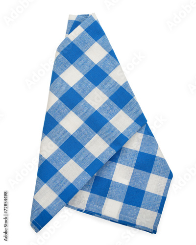 blue napkin