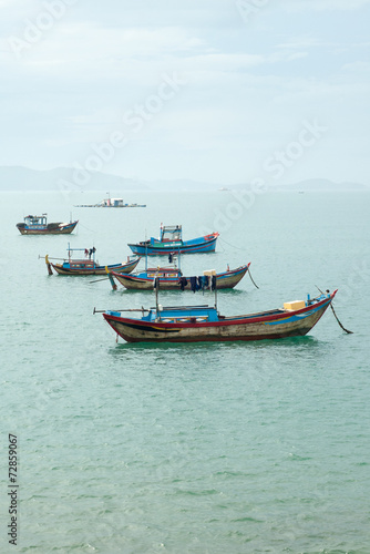 Old fisghing boat in Vietnam © elecstasy