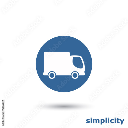 simple free delivery icon