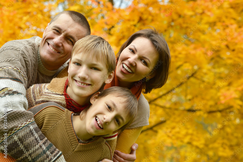 family of four relaxing family of four relaxing