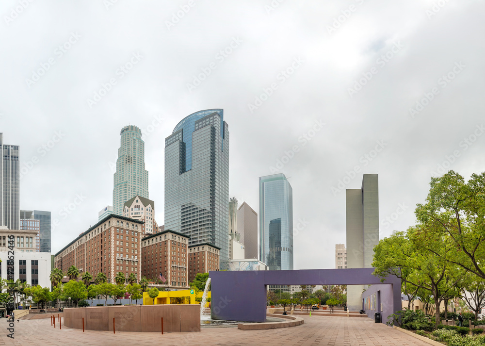 Pershing Square in Los Angeles, California