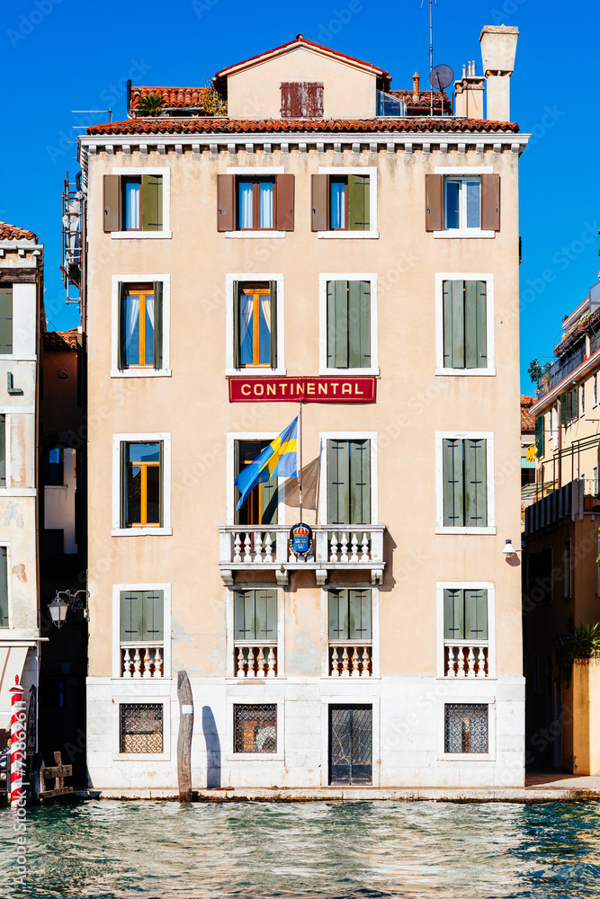 Obraz premium Hotel and Swedish Consulate in Venice, Italy
