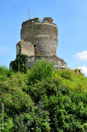 Normandie, the picturesque castle of Chateau sur epte photo