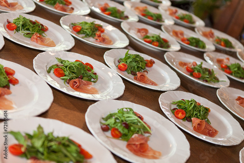 Vorspeise Salat Tomaten