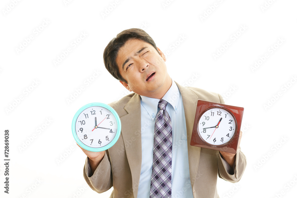 疲れたビジネスマン