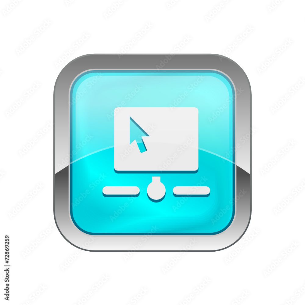 Glossy Vector Icon Glossy Vector Icon