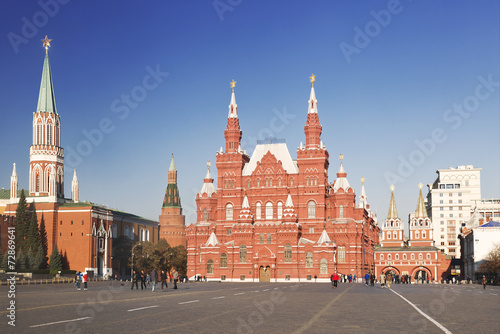 View of the Red square, Moscow, Russia
