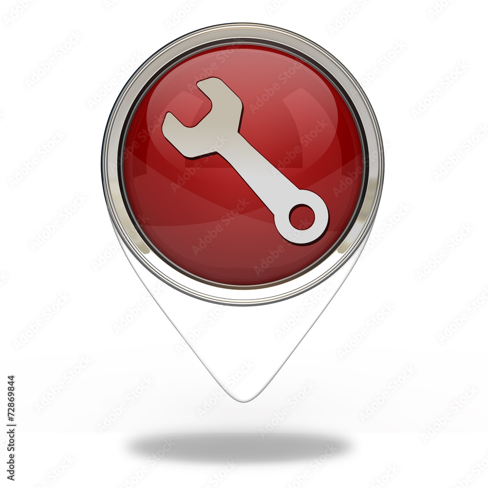 tools pointer icon on white background tools pointer icon on white background