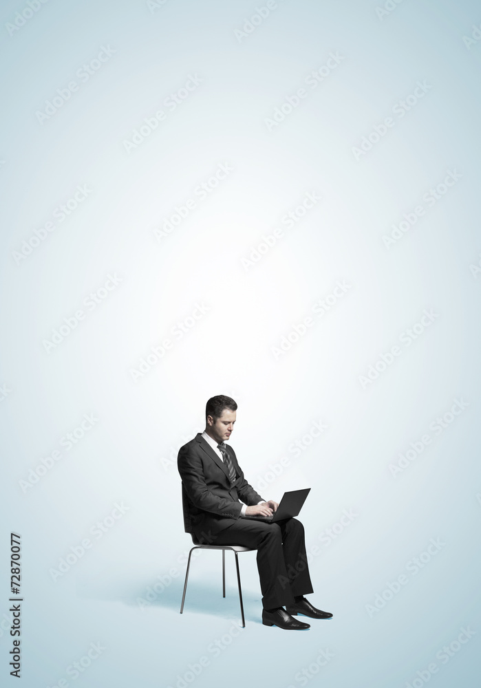 businessman with laptop businessman with laptop
