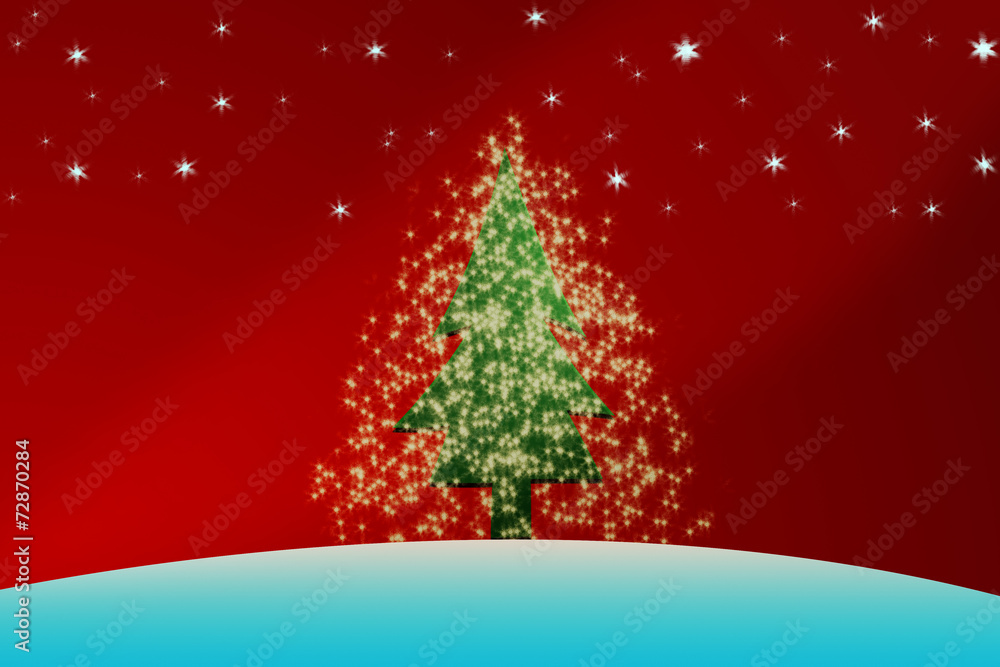 Christmas Xmas background tree design