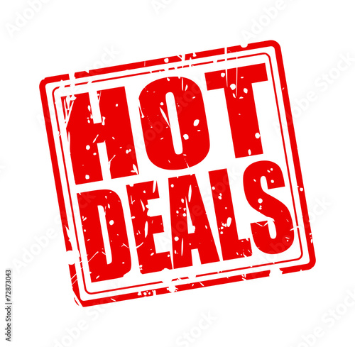 Hot deals red stamp text
