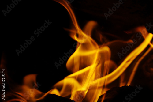 texture of fire on a black background flash