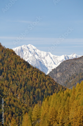 Scorcio sul Monte Bianco
