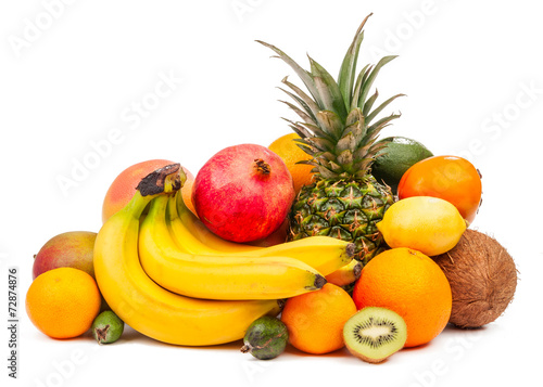 Composition of tropical fruits isolated