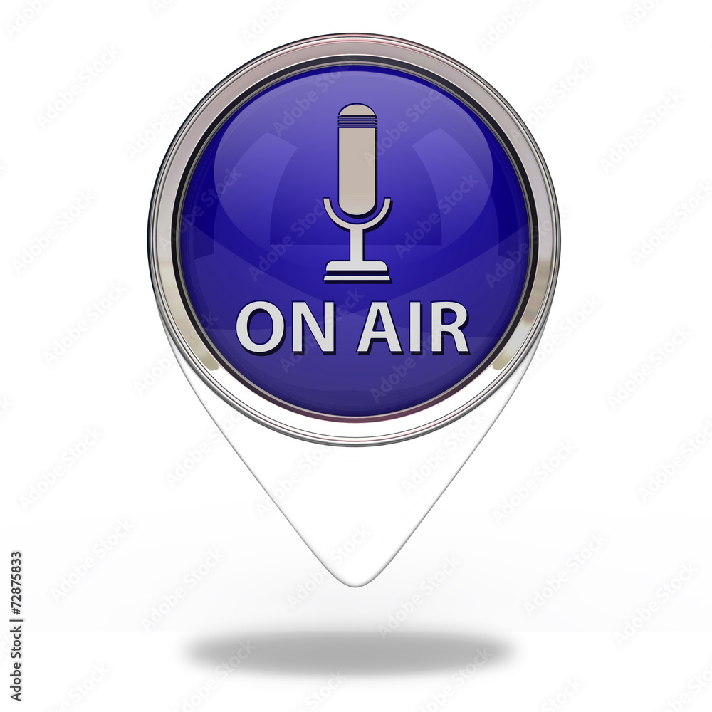 on air pointer icon on white background on air pointer icon on white background