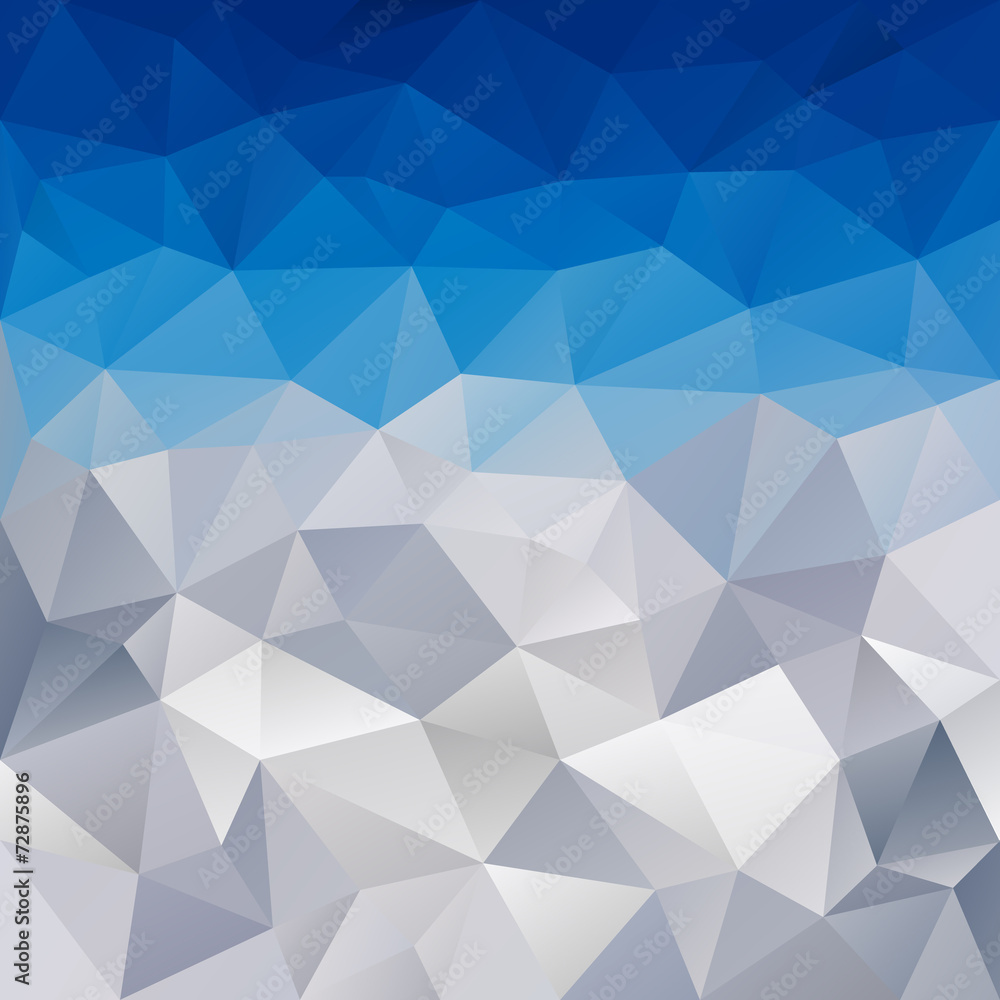 vector polygonal background triangular design in winter colors