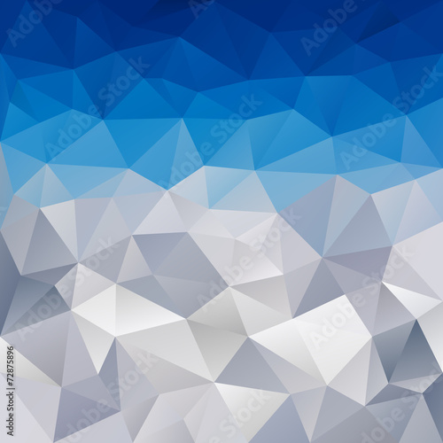vector polygonal background triangular design in winter colors