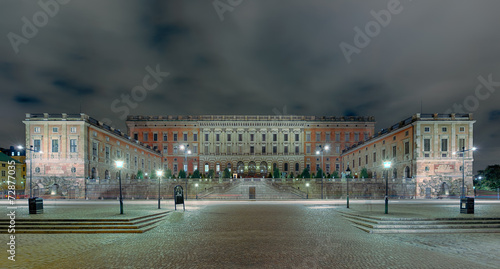 Photography Königsschloss Stockholm beleuchtet