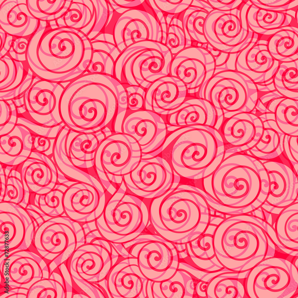 Pink seamless wave pattern. Pink seamless wave pattern.