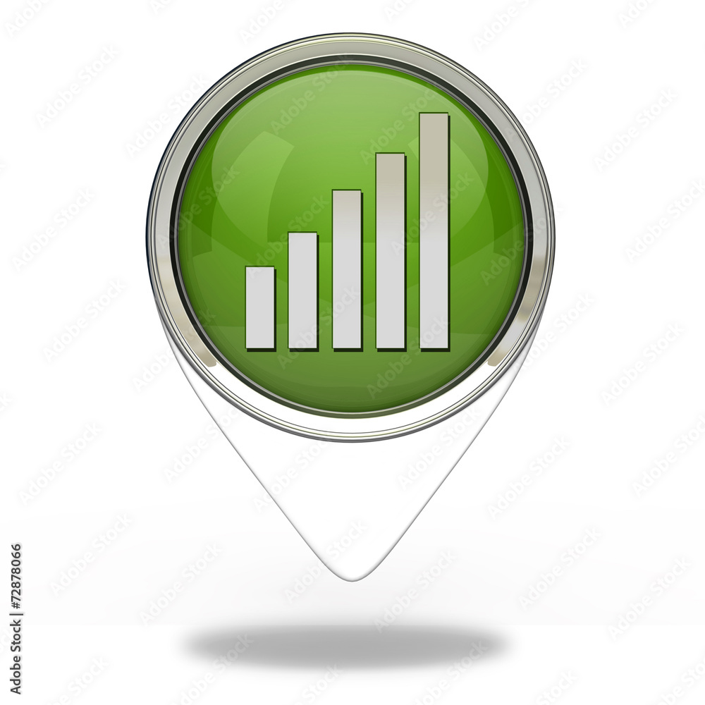 signal pointer icon on white background signal pointer icon on white background