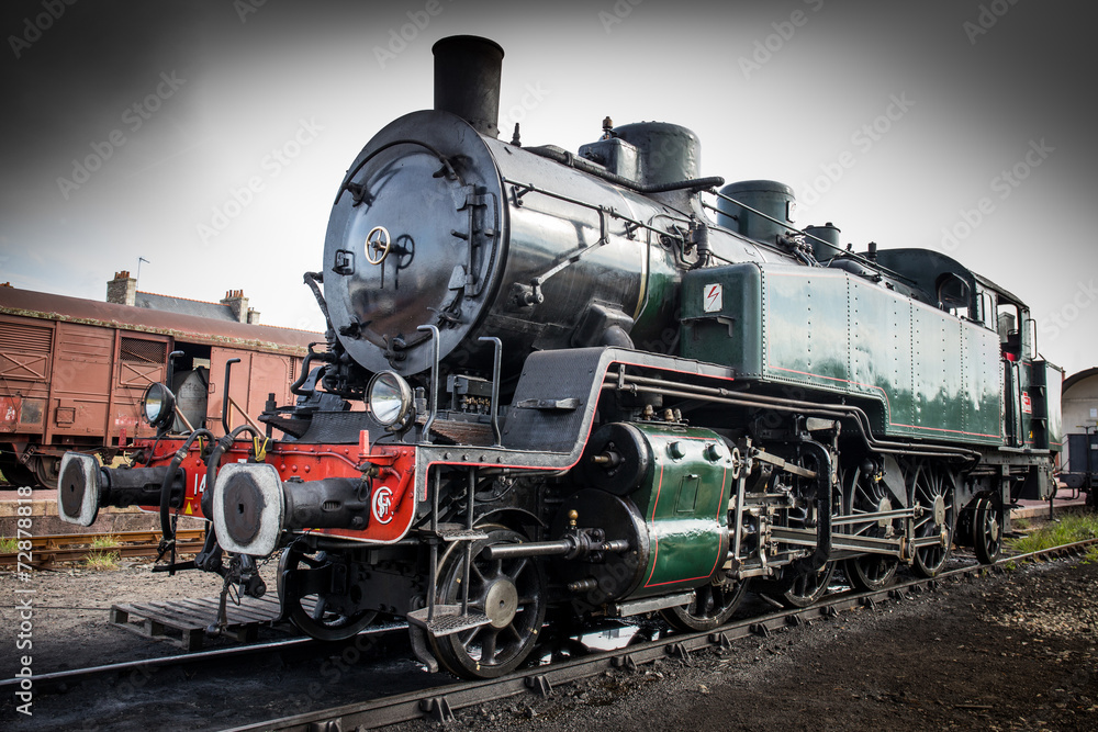 Historic steam locomotive 