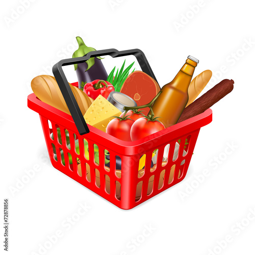 basket with food