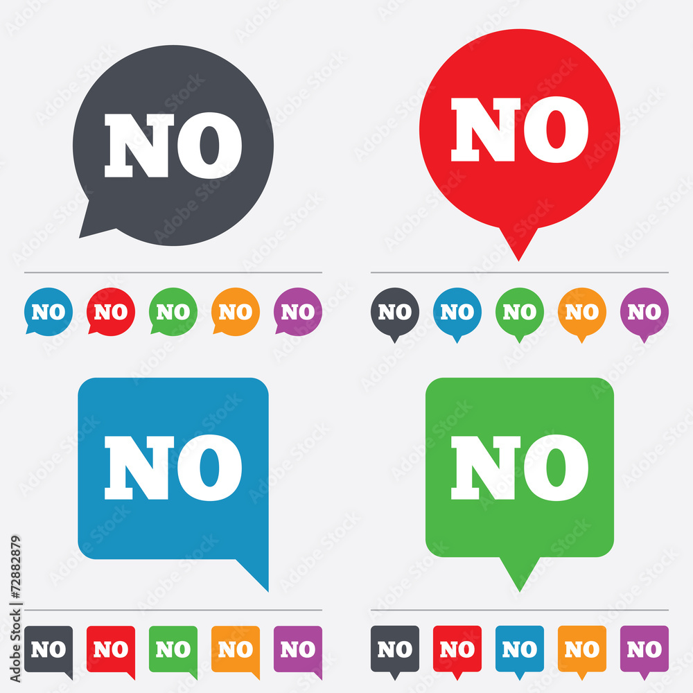 Norwegian language sign icon. NO translation Norwegian language sign icon. NO translation