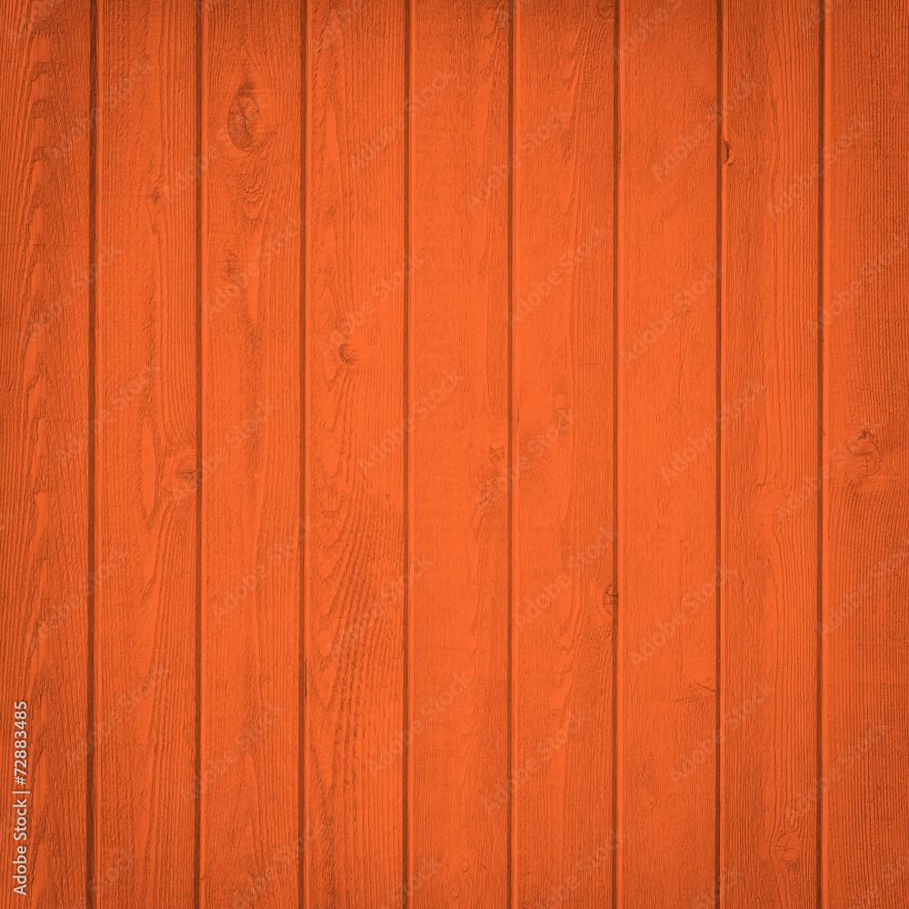 Orange Wood fence close up Orange Wood fence close up