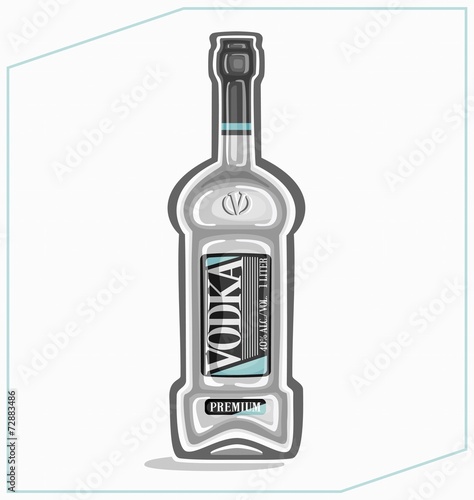 Vodka in the bottle