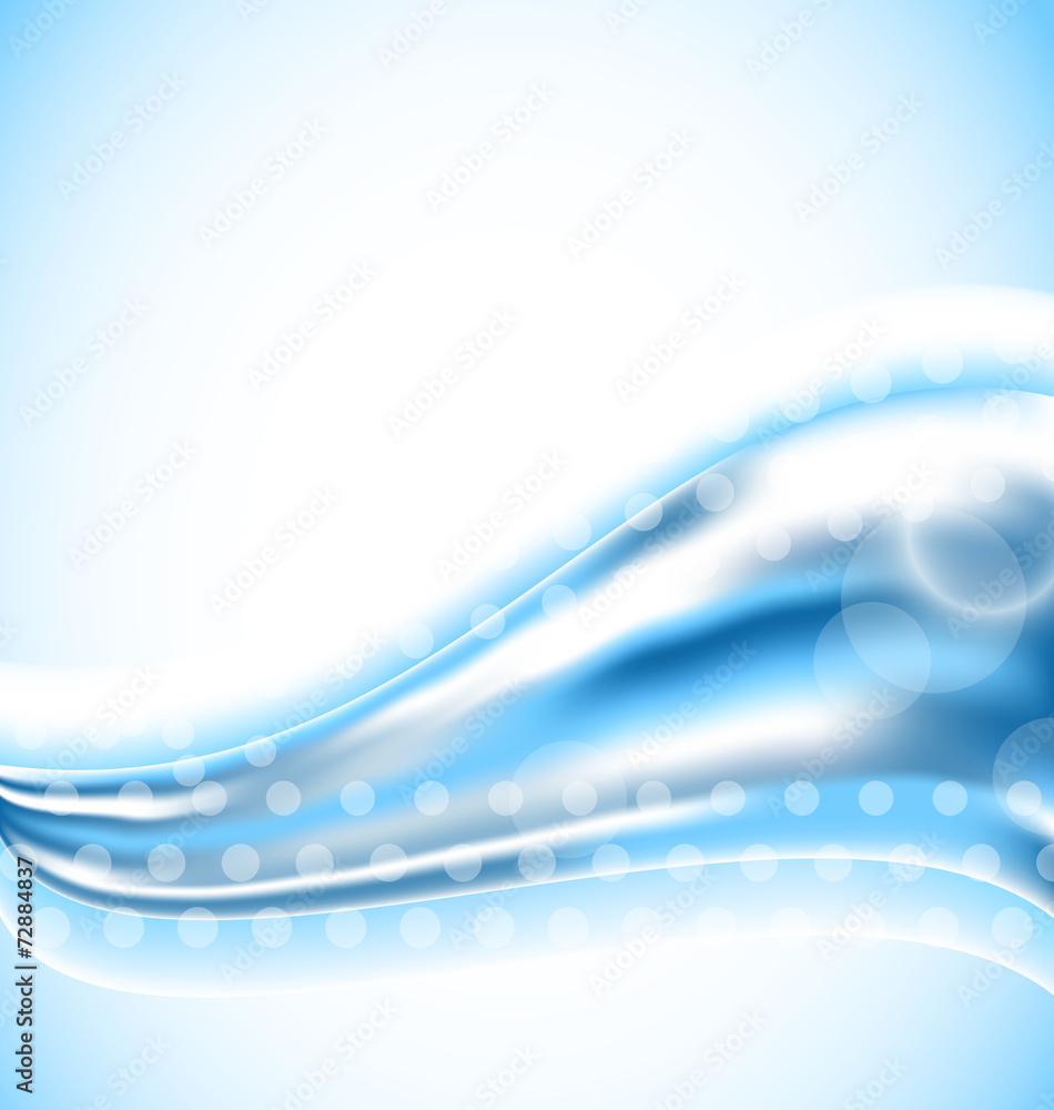 Abstract blue wavy background, design template Abstract blue wavy background, design template